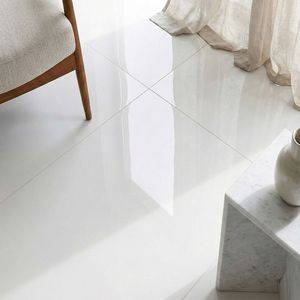 หินอ่อนธรรมชาติสีขาวอินเดียสมัยใหม่ ขัดเงา กันน้ำ สำหรับปูพื้นบันได ห้องน้ำ ห้องครัว โรงพยาบาล บ้านพักอาศัย ใช้ภายในอาคาร - Product Image 1