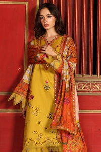 Los últimos trajes pakistaníes para mujer, estilo Staple/Lenin, vestido pakistaní estilo Staple/Lenin, ropa casual bordada para mujer - Product Image 5