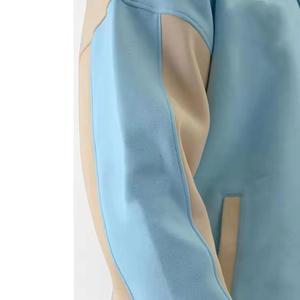 Veste universitaire pour homme en toile 100% laine, imperméable et respirante, sur mesure, avec col boutonné et fermeture éclair - Product Image 4