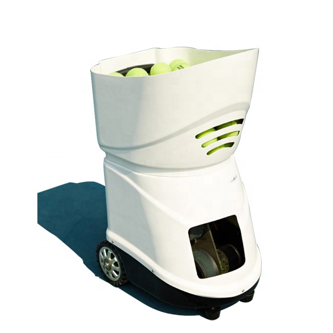 Оптовая цена Abs материал белый Автоматический робот теннисная сервировочная машина персональная тренировка