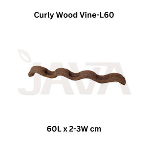 Décoration d'aquarium écologique en forme de vigne bouclée L60, design élégant pour aquascape, terrarium, vivarium - Product Image 2