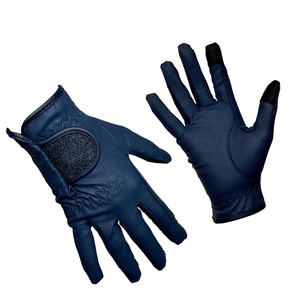 Guantes de equitación de cuero personalizados guantes de carreras de equitación ecuestre seguridad deportes guantes de jinete de caballo - Product Image 3