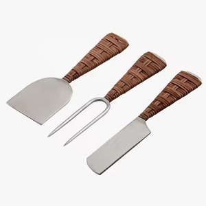 Decorative Design Stainless Steel Cheese Knife Set MOP Handle Fine <b>Edge</b> <b>Cutter</b> Tools Kitchen Dining Accessories - Product Image 3