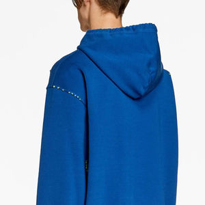 Sudadera con Capucha Personalizada para Hombre, Estilo Desgastado, 100% Algodón, Felpa Francesa, Sudadera Holgada de Estilo Urbano, Sudadera con Capucha Desgarrada para Hombre, 100% Algodón - Product Image 3