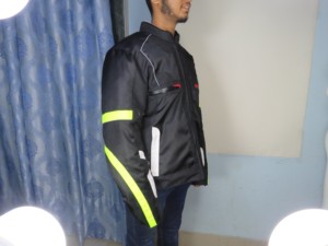 เสื้อแจ็คเก็ตขี่มอเตอร์ไซค์พิมพ์โลโก้ตามสั่ง กันน้ำ กันลม ไซส์ใหญ่ คุณภาพสูง สำหรับการผจญภัย ทนไฟ - Product Image 4