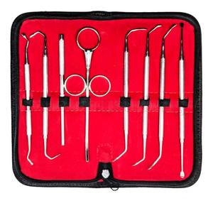 Juego Profesional de 10 Piezas para Tallar Cera Dental Manual con Estuche con Cierre |   Herramientas de Escultura y Modelado de Acero Inoxidable para Joyería de Laboratorio - Product Image 3