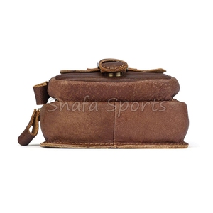 Bolsa de Cinturón de Cuero Genuino Hecha a Medida para Clientes OEM, con Hebilla de Cobre, Diseño Casual, para Equipo de Exterior - Product Image 3