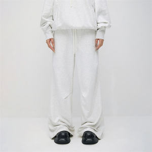 High Quality Cotton <b>Tracksuit</b> Men Custom Embroidery logo Hoodies and Jogging Sweatpants Set Luxury Oversized Unisex Sweatsuit - Product Image 4