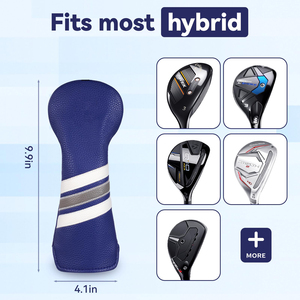 Vente en gros, fabrication OEM, logo brodé personnalisé, housses de tête de club de golf de haute qualité, imperméables, en cuir véritable - Product Image 3