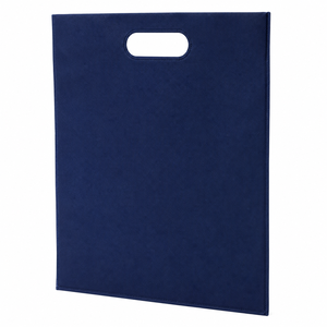 Bolsa de Compras Azul Marino, Corte en D, No Tejida, Reciclable, para Uso en Comercios, Promociones y Exposiciones - Product Image 2