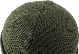 Chapeaux d'hiver chauds classiques pour hommes, bonnet en tricot acrylique, bonnet à revers, bonnet pour tous les jours - Product Image 3