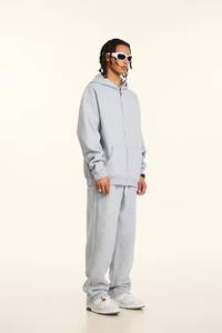 Conjunto Deportivo de Chándal con Logotipo Bordado Personalizado, Estilo Urbano, Bloques de Color, Sudadera y Pantalones Deportivos, Cortavientos para Hombre - Product Image 5