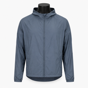 Chaqueta Cortavientos Ligera de Nailon para Hombre con Capucha, Chaqueta Deportiva Impermeable para Exteriores - Product Image 1