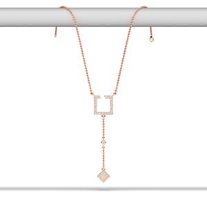 Colgante de Diamante Natural con Cadena en Oro de 10K, 14K, 18K, Platino y Plata, Joyería Fina Elegante para Mujer, Uso Diario y Regalos - Product Image 4