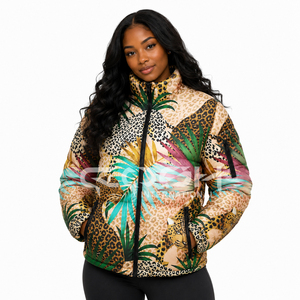 Cosh International Custom Sublimated Unisex Puffer Jacket <b>Waterproof</b> Breathable Cotton Padded <b>Winter</b> <b>Coat</b> - Product Image 3