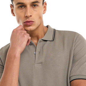 Nardon เสื้อโปโลสำหรับผู้ชายผ้าแห้งเร็วผ้า88% โพลีเอสเตอร์ผ้าสแปนเด็กซ์ดีไซน์ใหม่ใส่เล่นกอล์ฟ - Product Image 4