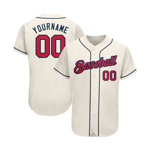 OEM Baseball Game Jerseys Team Baseball Shirts Lightweight Mesh Factory Price Private <b>Label</b> - Product Image 1
