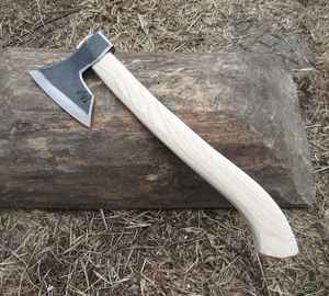 Hacha Vikinga de Acero al Carbono Industrial al por Mayor, Hacha de Supervivencia para Camping con Mango de Madera, Hacha de Caza para Exteriores al por Mayor - Product Image 1