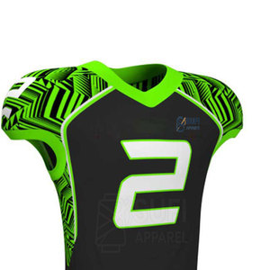 Nuevo Uniforme de Fútbol Americano Elegante, Colores y Diseños Personalizados, Transpirable, de Secado Rápido, Manga Corta, Gran Identidad de Equipo, Rendimiento - Product Image 5