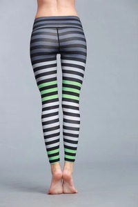 Conjuntos Deportivos de 2 Piezas para Mujer, Diseño a Rayas, Transpirables, Cintura Alta, Levanta Glúteos, para Gimnasio, Fitness, Yoga - Product Image 5