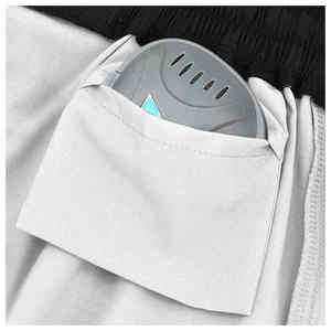 Shorts de sport décontractés écologiques en satin de soie extensible, couleur unie, avec logo personnalisé, confortables, pour MMA - Product Image 6