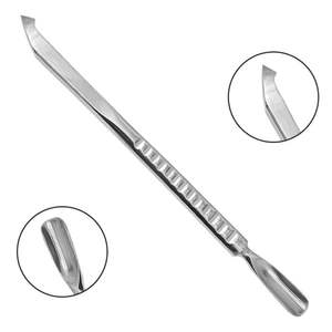 Empujador de Cutículas de Precisión con Cuchilla Angulada, Juego de Herramientas de Acero Inoxidable para Manicura y Pedicura, Empujador de Cutículas Afilado - Product Image 5