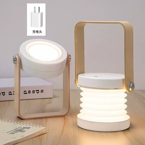 Minimalist <b>USB</b> <b>Rechargeable</b> LED Night <b>Light</b> Warm White 2700K Tap Control Crystal Portable Bedside Lamp Middle Size Home Use - Product Image 2