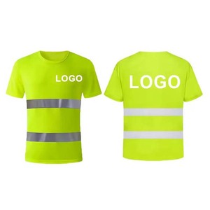 Servicio OEM/ODM, Camisetas de Trabajo Reflectantes para Hombre con Cuello Redondo y Manga Corta a Precio Económico - Product Image 5