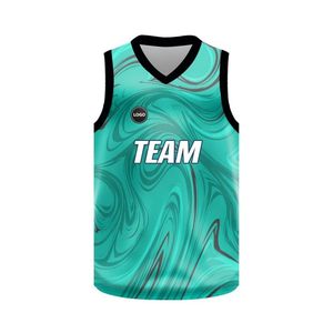 Camisetas de Baloncesto al Por Mayor con Diseño de Mármol Líquido, Gestión de la Humedad, Ajuste Elástico, para Práctica, Club, Juego y Entrenamiento - Product Image 5