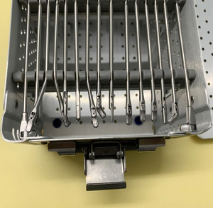 Ensemble de 15 pinces d'arthroscopie en aluminium avec boîte de stérilisation, instruments chirurgicaux en acier inoxydable allemand, réutilisables et autoclavables - Product Image 4