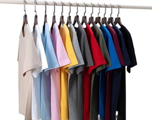 Camiseta de Cuello Redondo de Algodón Puro 180GSM, Lisa, Talla Grande, Casual, Transpirable, con Logotipo Personalizado Bordado, Precio de Fábrica de Bangladesh y China, OEM - Product Image 1