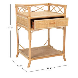 Table de chevet en osier/rotin 18.5 ''W Boan - Product Image 4