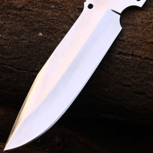 Couteau de chasse à lame fixe argenté avec manche crème et étui en cuir marron, lame pointue et affûtée, pour le camping et la survie en extérieur - Product Image 2