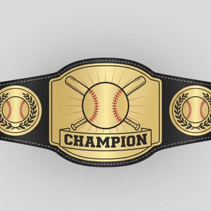 Cinturón de Campeonato de Béisbol Personalizado con Grabado, Título del Ganador - Product Image 1