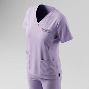 Conjuntos de Uniformes Médicos de Enfermería Elásticos de Diseño Moderno y Personalizado para Mujer, Marca Privada - Product Image 3