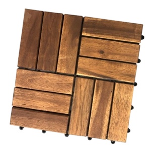 310*310*24mm fácil de instalar madera de alta calidad DIY azulejos de cubierta balcón terraza jardín madera enclavamiento DIY azulejos de cubierta T12A2 - Product Image 1