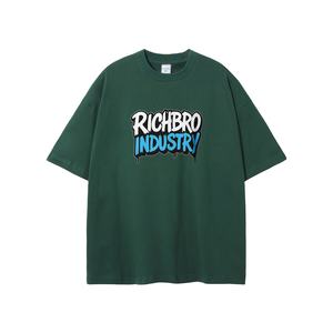 Nouveau printemps été lâche coton hommes T-shirt mode surdimensionné T-shirt Hip Hop 20 couleur 230G T-shirts à manches courtes - Product Image 6