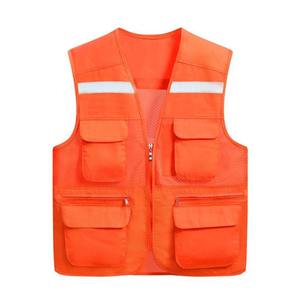 Wholesale Best Quality Hi Vis Work Vest New Design Heavy Duty Breathable Canvas for Winter Customized Logo Reflective Safety - Product Image 6