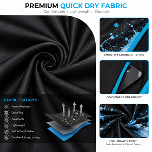 Poncho de Baño con Capucha para Niños, Impermeable, Cortavientos, de Secado Rápido, para Natación, Surf y Playa - Product Image 5