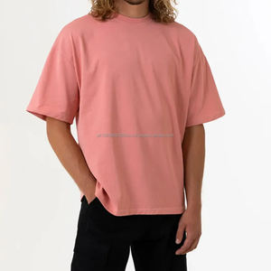 เสื้อยืดผู้ชายทรงโอเวอร์ไซส์ ผ้าฝ้ายออร์แกนิค 100% ผ้าฝ้ายธรรมดา แขนสั้น ไหล่ตก แฟชั่นวินเทจ แห้งเร็ว สกรีนโลโก้ได้ - Product Image 6