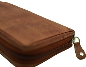 Cartera de Cuero Genuino de Lujo Coronet International Ele con Bloqueo RFID, Tarjetero, Monedero Largo con Cremallera para Mujer, Poliéster - Product Image 4
