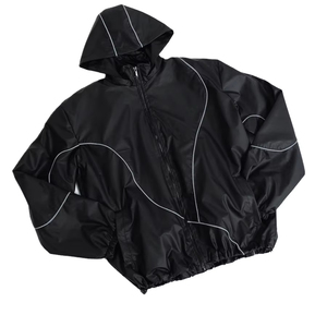 2026 Custom Men's Pullover <b>Wind</b> <b>Breaker</b> Tracksuit Oversized Nylon Windbreaker Two Piece Shorts Set Track Suits for Men\Women - Product Image 3