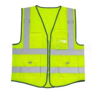 Gilet de sécurité jaune NESTA SPORTS, prix compétitif, vente flash, chantier de construction, logo personnalisé, gilet de travail réfléchissant - Product Image 1