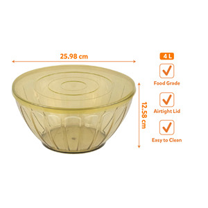 Contenedor de ensalada para cocina con tapa hermética para conservación de alimentos frescos, control de olores y almacenamiento diario en el hogar - Product Image 2