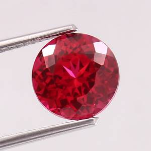 Rubis du Mozambique rouge sang irréprochable, taille ronde, pierre précieuse naturelle certifiée, qualité supérieure, clarté élevée, qualité bijoux - Product Image 6