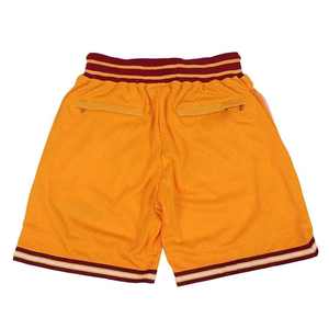 Shorts de basketball personnalisés en maille polyester pour hommes, style streetwear décontracté hip-hop, couleur unie, écologiques, coupe ajustée, séchage rapide, respirants, vente en gros - Product Image 3
