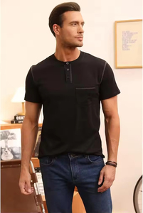 เสื้อโปโลผู้ชายพรีเมียมสีขาว มีกระเป๋า แขนสั้น ทรงเข้ารูป ระบายอากาศได้ดี เนื้อผ้านุ่มสบาย แฟชั่นลำลองสำหรับฤดูร้อน นุ่มและระบายอากาศได้ดี - Product Image 3