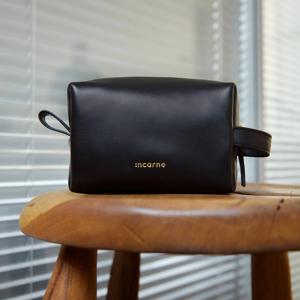 Custom Leather Travel Toiletry <b>Bag</b> Genuine Leather <b>Men</b> <b>Wash</b> Dopp Kit Waterproof Vintage Shaving Cosmetic Case LYG-0143 - Product Image 1
