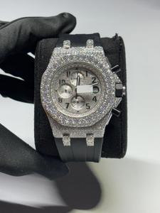 นาฬิกาหรู Infinity Gems รุ่นใหม่ งานประณีต หน้าปัด 41 มม. สายสแตนเลสสตีล 20 มม. สีดำล้วน กันน้ำ 3BAR สำหรับทุกเพศ เหมาะสำหรับการใช้งานอย่างมืออาชีพ - Product Image 1