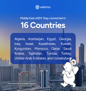 Première carte SIM eSIM mondiale pour les voyages, R-NA-10 Eskimo Travel Latin America Data - 3 Go avec pas de date d'expiration - Product Image 2
